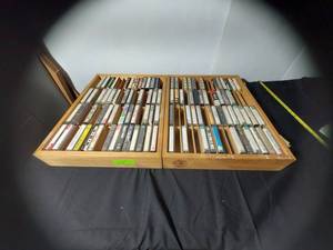 lot 229 image: Vintage Cassette Tape Collection Case