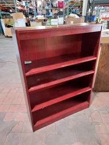 lot 259 image: Wooden Bookshelf 4 Shelves