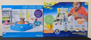 lot 73 image: Set of 2 Creative Science Kits Pottery Wheel and Deluxe Physics