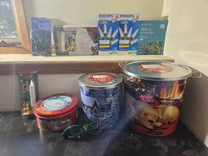 lot 209 image: Holiday Lighting and Decor Set with LED Lights and Accessories -untested