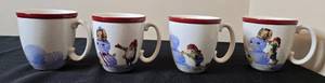 lot 226 image: Set of Williams-Sonoma Holiday Mugs Featuring Christmas Designs