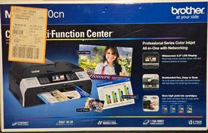 lot 289 image: Brother MFC-5890cn Color Multi-Function Center All-In-One Printer - untested