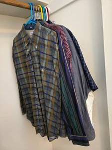 lot 308 image: Set of Mens Cotton and Polyester Blend Shirts - Various Brands and Sizes