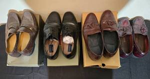 lot 322 image: Collection of Mens Dress and Winter Boots SZs 1112