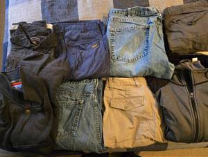 lot 390 image: Assorted Mens Clothing Collection with Jackets and Pants