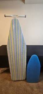 lot 131 image: Set of 2 Ironing Boards with Striped and Blue Covers