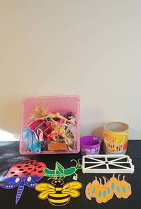 lot 252 image: Mixed Collection of Dolls and Building Blocks with Accessories