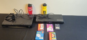 lot 260 image: Panasonic SA-PT954 and Sony Blu-ray Disc Players with Miscellaneous Items
