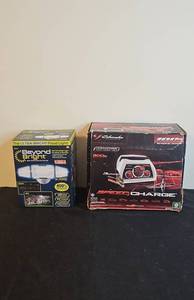 lot 275 image: Schumacher Speed Charge & Beyond Bright LED Flood Light