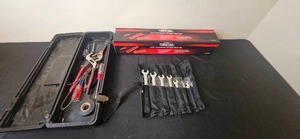 lot 23 image: Tool Set with Wrenches, Pliers, Screwdrivers and Socket Tray