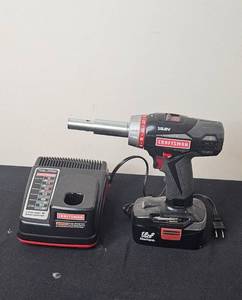 lot 46 image: Craftsman 19.2V Cordless Impact Driver with Charger and DieHard Battery