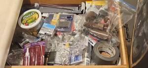 lot 370 image: Assorted Collection of Hardware Supplies and Tools