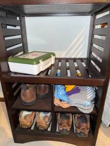 lot 333 image: Set of 3 Pairs of Mens Leather and Suede Shoes with Sock Collection SZ 1112