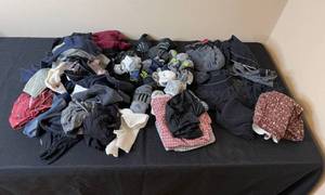 lot 347 image: Mixed Lot of Mens Clothing Including Socks and XL Banana Republic Boxers