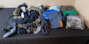 lot 348 image: Assorted Clothing Collection including Shirts and Socks