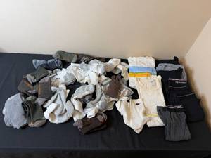 lot 349 image: Mixed Collection of Mens Clothing Items and Socks