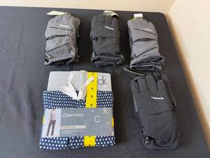 lot 357 image: Collection of Head Gloves and Calvin Klein Pajama Set