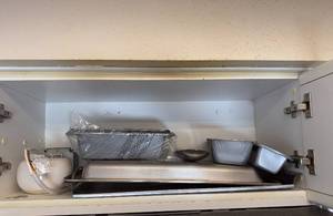 lot 180 image: Collection of Baking and Cookware Trays and Utensils