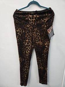 IMAN Global Leopard Color Leggings with side zippers (Size M, New with tag)