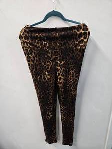 IMAN Global Leopard Color  Leggings with side zippers (SizeS , New with tag)