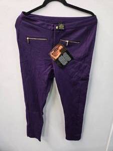 IMAN Womens Pants size 12 (New with a Tag) Color Purple