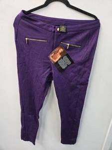 IMAN Womens Pants size 12 (New with a Tag) Color Purple
