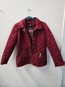 IMAN Shell Elegant Dress Jacket  Size Small (S). Color Maroon