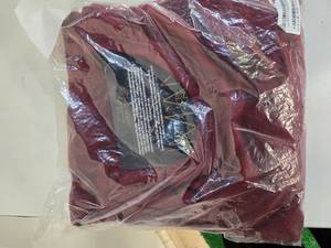 IMAN Global Chic Long Sleeve Open Front Knit Maroon Cardigan (Size XL, New with Tag)