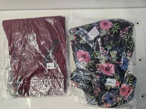 Lot of Two Coco Carmen Leggings (Red SM Flowery XXL New).