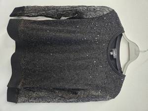 Mod Womens Long Sleeve Blouse (Black, Size 1X)