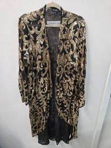 Mod Womens Transparent Royal GownOver Wear (Size 1X, New)