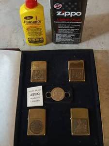 lot 20 image: WWII Zippo Lighter Vol.1 Remembrance Set