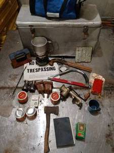 lot 18 image: Vintage Camping Supplies