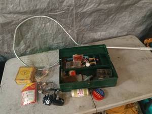 lot 43 image: Vintage Tackle Boxes with Contents