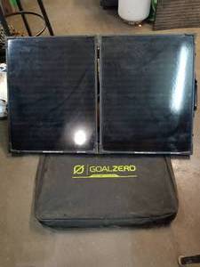 lot 114 image: Goal Zero boulder100 solar briefcase panel