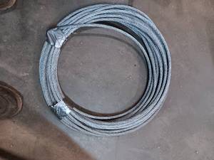 lot 60 image: Approx. 100 of 38 braided steel cable
