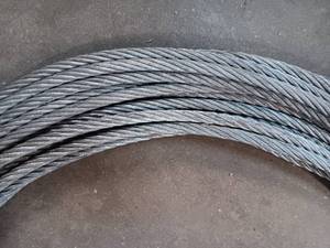 lot 3 image: Approx 120 of 38 braided steel cable