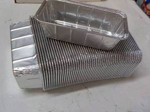 lot 16 image: 50 ct Aluminum Pans 8 x 4 x 2 12...