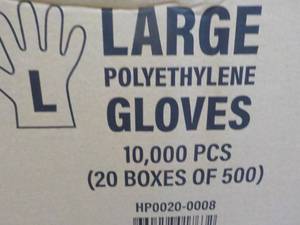 lot 23 image: Case of 10,000 size Large Single Us...