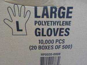 lot 25 image: Case of 10,000 size Large Single Us...