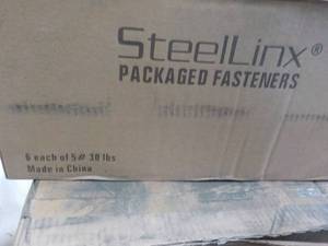 lot 82 image: Steel Linx Packaged Fasteners 30 lb...