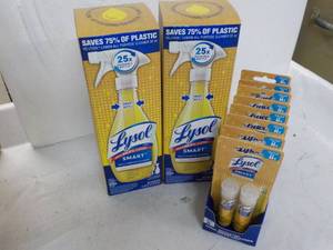 lot 88 image: 16 ct Lysol Smart Refills and 2 Spr...