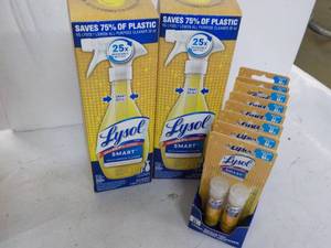 lot 89 image: 16 ct Lysol Smart Refills and 2 Spr...