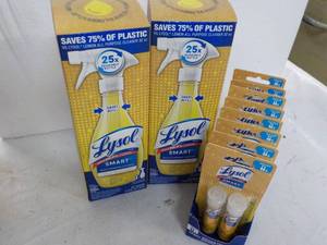 lot 90 image: 16 ct Lysol Smart Refills and 2 Spr...