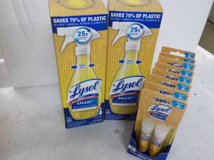 lot 91 image: 16 ct Lysol Smart Refills and 2 Spr...