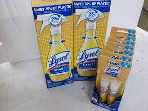 lot 93 image: 16 ct Lysol Smart Refills and 2 Spr...
