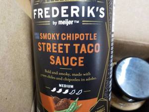 lot 104 image: 6 ct Frederiks Sweet Taco Sauce 7 oz each