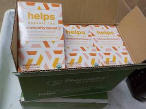 lot 111 image: 96 ct Helps Organic Tea...