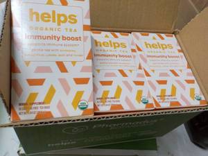 lot 112 image: 96 ct Helps Organic Tea...