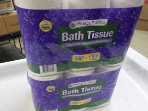 lot 117 image: 24 Rolls Pasque 2 Ply Bath Tissue...